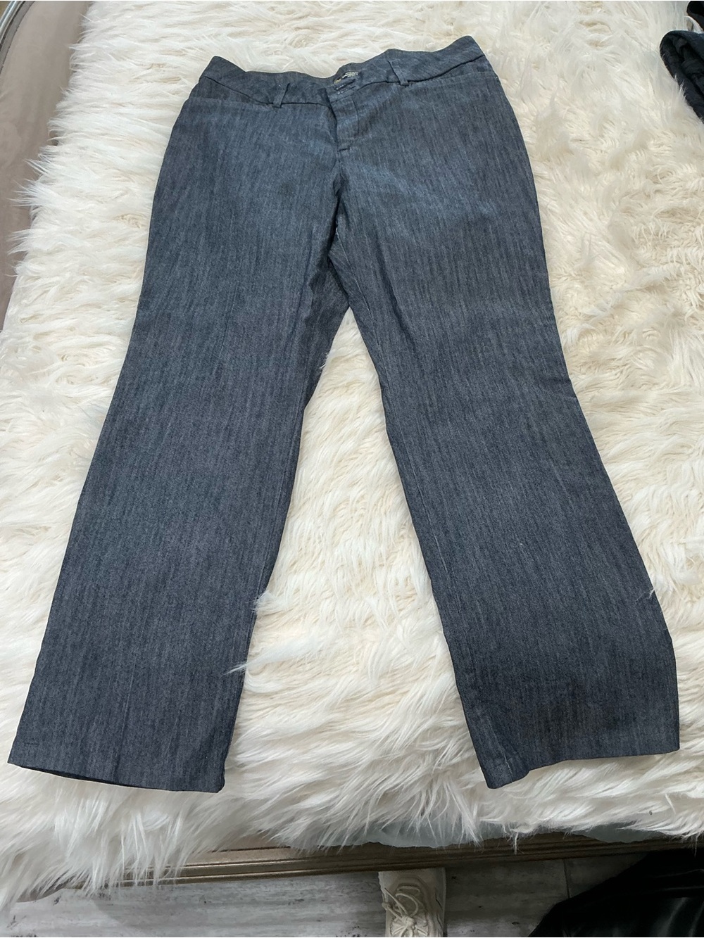 Men's Gray Dress Pants - Classic Straight Leg
